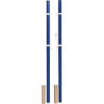 Стойки волейбольные ZSO, универсальные со стаканами, крышками и механизмом натяжения троса